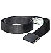 Active Roots Security Belt - Hidden Money Anti-Theft Travel Belt - Plastic Buckle (Plastic)