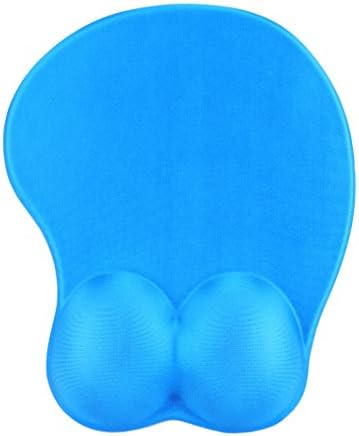 Tangibler-Mouse pad,3D Silicone Wrist Rest Mouse Pad (Azure)