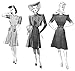 Haslam System of Dresscutting (Book of Draftings No. 19) -- Vintage Pattern Making for 1940s Fashions
