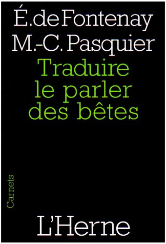 Traduire le parler des bêtes