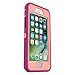 OTTERBOX DEFENDER SERIES Case for iPhone SE (2nd Gen - 2020) & iPhone 8/7 (NOT PLUS) - Frustration FRĒe Packaging - CORAL DOT (FUSION CORAL/BATON ROUGE/METALLIC DOT)