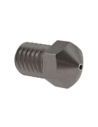 micro swiss hw noz modmk8 08 286 Plated Brass resistente al desgaste Boquillas, 2,85 mm, Reprap M6 (E3D Hex Olsson) 0,8 mm, níquel satinado)