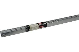 Rubbermaid FastTrack Garage Upright 47.5" Satin NickelWall Mounted Storage System Direct Mount into FastTrack Garage Rail for