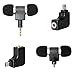 Fantaseal Stereo Mic Kit Microphone Travelling Microphone Interview Microphone w/Stereo Windproof Mic + Extension Cable + Sterero Mic Adapter Converter Compatible with Hero 4/3+ /3