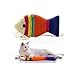 Tinksky Cat Scratch Board Scratching Pad Play Funny Toy Fish Shape (Random Color)