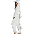 Kuberas Toothless Onesie Adults Costume Pajamas Animal Flannel Zipper Hooded One-Piece Halloween Cosplay Costume Sleepwear
