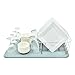 Houseables Dish Drying Rack Mat, Microfiber, 24