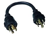Parkworld 885996 Generator Adapter Cord NEMA L14-30P to L14-30P 18