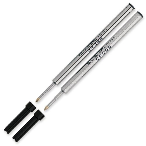 Cross refills black dual pack rollerball pen - 8523-2