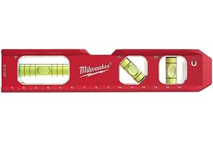 Milwaukee 4932459097 Billet Torpedo Level, Red/Black