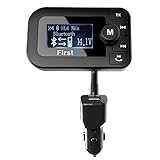 Firste In Car Bluetooth FM Transmitter Wireless MP3 Player Bluetooth Radio Audio Adapter Car Kit with 2.0