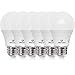 Great Eagle A19 LED Light Bulbs 100 Watt Equivalent - Cool White 4000K Light Bulbs, 15W Non-Dimmable, 1500 Lumens (6 Pack)