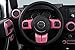 Hooke Road Pink Steering Wheel Cover Trim for 2011-2018 Jeep Wrangler JK & Compass & Patriot - 3PCS/Set