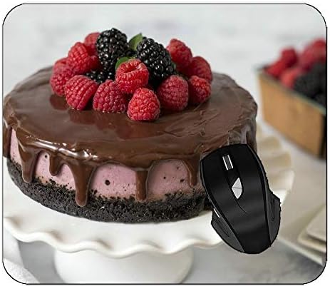 Amazon ゲームマウスマットブラックベリーペストリーチョコレートラズベリーケーキネオプレンバッキング Yendosteen マウスパッド 通販