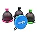 BuildLife Fill N Go Funnel - Protein Funnel - Supplement Funnel - Water Bottle Funnel - Powder Container for Supplements, Protein Powder(4 Pack)