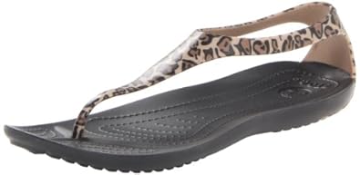 Crocs Sexy, Women's Sandals, Black (black/gold), 3/4 UK ...