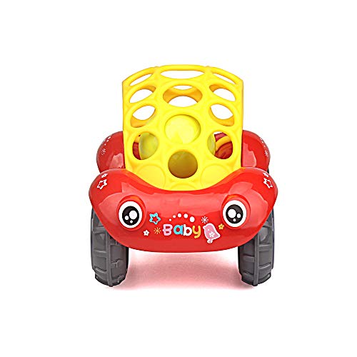 ZHFUYS Rattle & Roll Car，3-12 Months Baby Toys 5 inch boy and Girl Infant Toys Vehicles