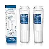 UKF8001 Water Filter, Compatible with Refrigerator Water Filter Whirlpool 4396395, Filter 4, Maytag UKF8001, EDR4RXD1, UKF8001AXX, UKF8001P, Puriclean II, 469006, by Crystala Filters (2 Pack)