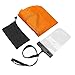 Orange Sport Ultralight Backpack Rain Cover with Pu Stored Bag and Cellphone Waterproof Case for Camping, Hiking, Cycling for iPhone 6S/6 etc.