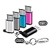 USB C Adapter 5 Pack Micro USB Female to USB C Male Converter with Keychain Android Charger Cable Connector Fit Samsung Galaxy S10 S9 S8 Plus S9+ S8+ Note 9 8 LG G7 G6 G5 V40 V30 V20 Google Pixel 2 XL