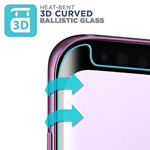 [2 Pack] Galaxy Note8 Screen Protector, [3D Curved Edge] Ultra Clear 9H Hardness Tempered Glass Screen Protector Bubble-Free Film for Samsung Galaxy Note 8 [Black] - Thumbnail 2