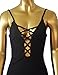 Allegrace Womens Summer Sexy Strap Criss Cross Bodycon Party Evening Dresses Black S