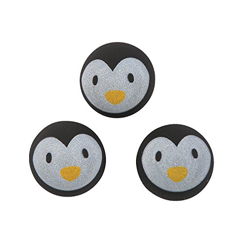 Fun Express Cute Penguin Bouncy Balls - Toys - VBS Vacation Bible School Supplies/Decor - 12 Pieces