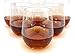 48 piece Stemless Unbreakable Crystal Clear Plastic Wine Glasses Set of 48 (12 Ounces)