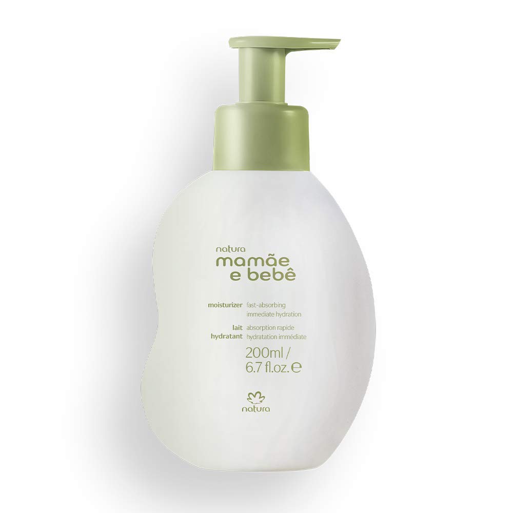 NATURA - Mamae e Bebe Moisturising Lotion - Baby Care - Moisturises & Comforts - Dermatologically Tested - Approved by Paediatricians - 100% Vegan - Cruelty Free - 200ml