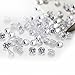 JIANGYUANGEMS 1000pcs 1.5mm 5A Round Machine Cut White Cubic Zirconia Stone Loose CZ Synthetic Gemstone for Jewelry Making