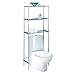 Organize It All 3 Tier Chrome Space Saver Bathroom Organizer, Modern Look, Great for Tight Places, Chrome Finish, Home Storage, Bathroom