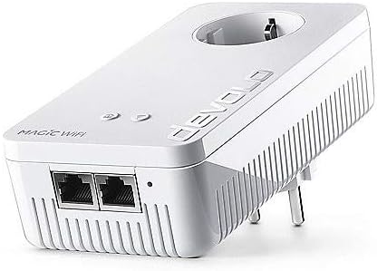 Devolo Magic 2 WiF 2400 Mbit/s Ethernet LAN Wi-Fi White 1 pc(s) Magic 2 WiF, 2400 Mbit/s, IEEE 802.11a,IEEE 802.11ac,IEEE 802.11b,IEEE 802.11g,IEEE 802.11n,IEEE 802.1p,IEEE 802.3,IEEE,