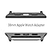 Oittm [Upgraded] Apple Watch Adapter, Stainless Steel Apple Watch Band Connection Adaptors [No Screws or Screwdriver Needed] for All Apple Watch 38mm Models (Space Gray 38mm)