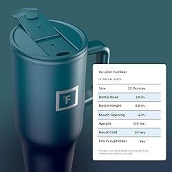 IRON °FLASK Co-Pilot Insulated Mug w/Straw & Flip