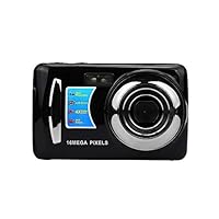Han Shi Digital Video Home Outdoor Vacation Mini Digital Camera Pocket Cameras with 4X Digital Zoom (Black)