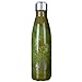 Insulated Water Bottle, 17 Oz Stainless Steel Double Wall Vacuum Sports Drink Bottles, Leak- proof and No Sweating Cola Shape Travel Bottles, Keeps Drinks Cold & Hot for 24 Hours (Emerald Green)