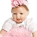 SanyDoll Reborn Baby Doll Newborn Doll 22 inch 55 cm Magnetic Lovely Lifelike Cute Girl Toy Pink Princess