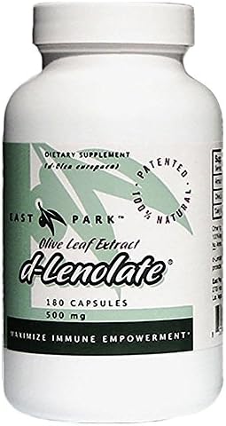 d-Lenolate® All-Natural - Olive Leaf Extract - Boost Your Immune System Today! - 180 Count