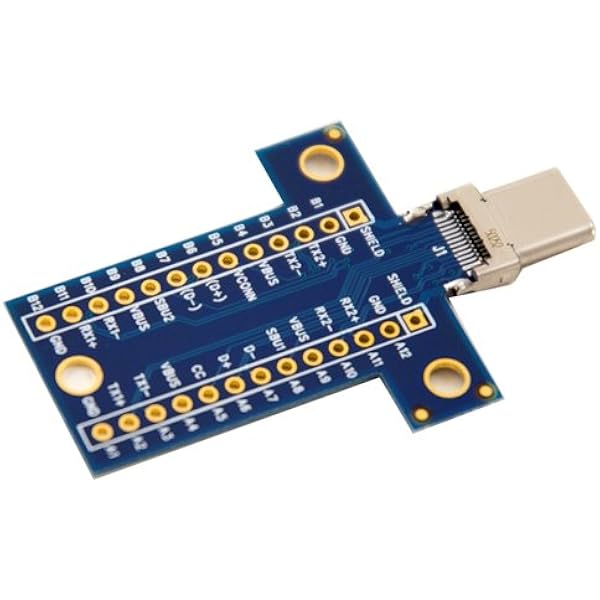 Usb Type C Male Plug Breakout Board V2 0 Amazon Com Industrial Scientific Usb Type C Male Plug Breakout Board V2 0 Amazon Com Industrial Scientific