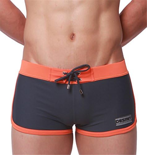 RUOYUCL Men's Rope Waist Swim Briefs Sexy Trunks Stretch Well