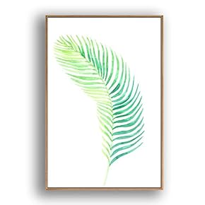 Framed Canvas Wall Art for Living Room, Bedroom Leaves Canvas Prints for Modern Home Decoration Ready to Hang - 16"x24" inches