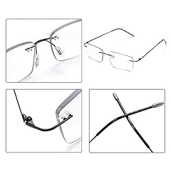 Rimless Progressive Multifocus Reading Glasses