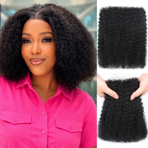 Afro Kinkys Bulk Human Hair 12inch afro kinky-curly human hair bulk for twist dreadlock extensions 1 Pack 35 Gram Natural Black Color at Amazon