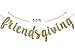Friendsgiving Gold Glitter Banner, Thanksgiving Friends Party Decoration Photo Props