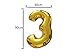 DE-Giant 30th Gold Number Balloons