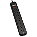 Tripp Lite 7 Outlet Power Strip NEMA 5-15R AC 25' Cord 5-15P Black Housing (PS725B)
