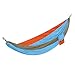 ENO, Eagles Nest Outfitters SingleNest Lightweight Camping Hammock, Powder Blue/Orange/Khaki