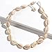 Shell Choker Necklace Bracelet for Women VSCO Conch Shell Necklace Handmade Summer Beach Rope Choker Seashell Choker Cowrie Puka Shell Bead Necklace for Girls Ladies