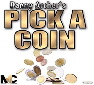 Magic Trick | Pick a Coin US Version (Gimmicks and Online Instructions) by Danny Archer | Money Magic | Close Up