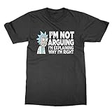 I'm Not Arguing I'm Explaining Why I'm Right T-shirt (Black, L)